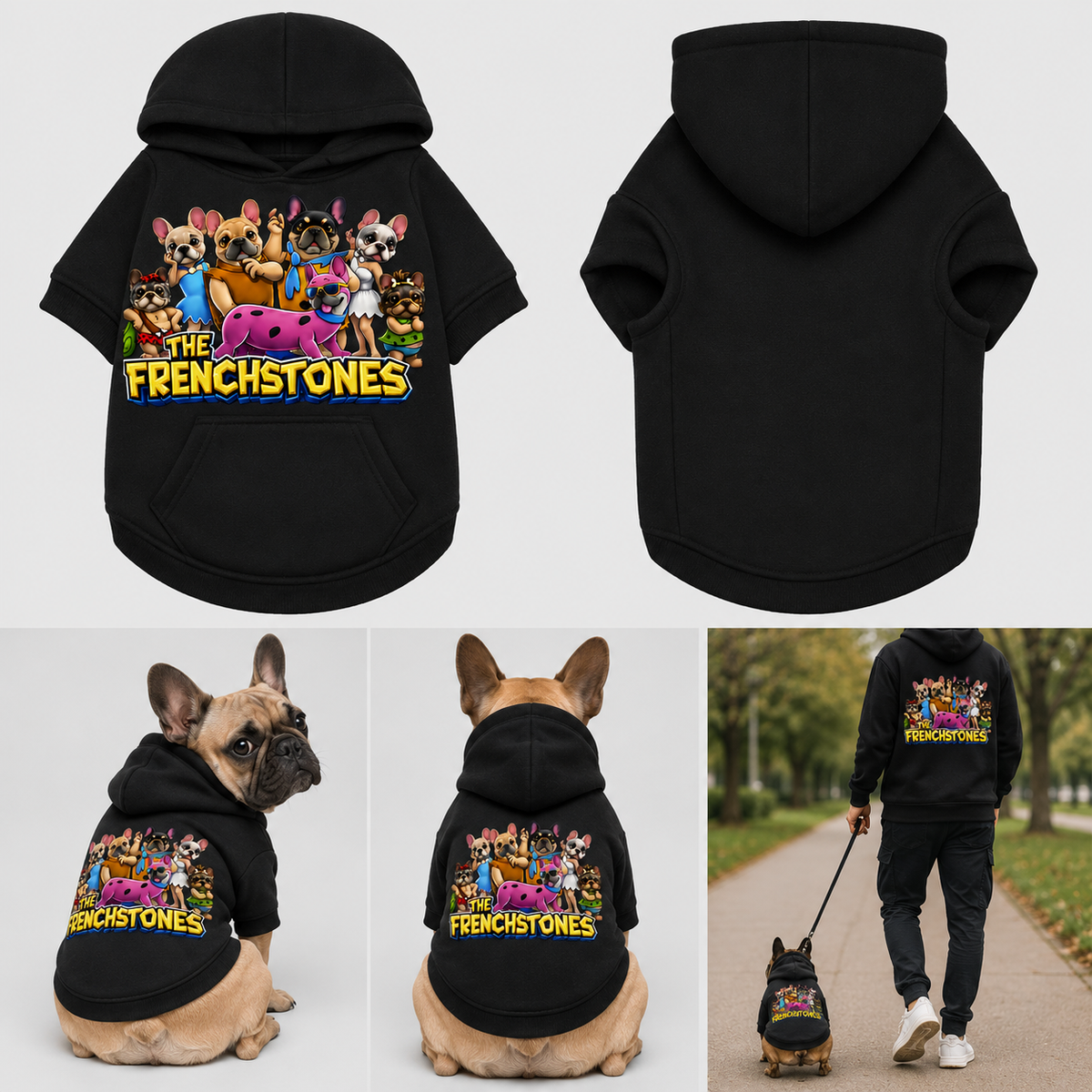 Classic Frenchstone Pet Hoodie